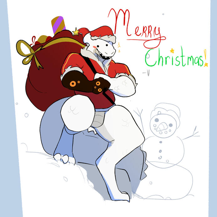 christmas oc doodle, ofoh