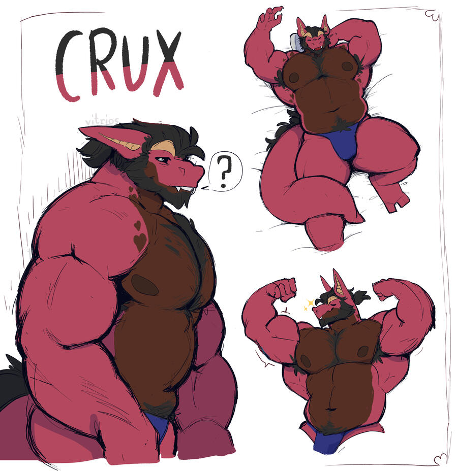 OC sketchpage of Crux