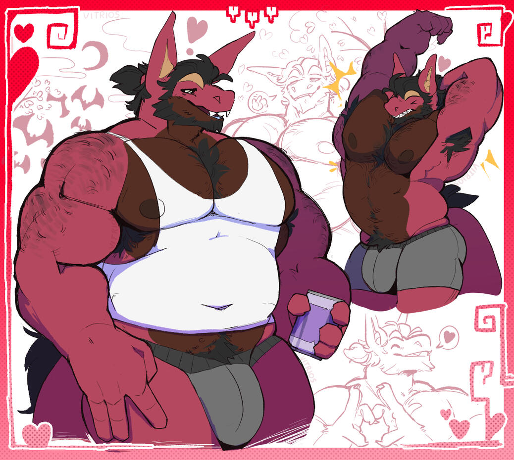 yet another OC sketchpage of Crux