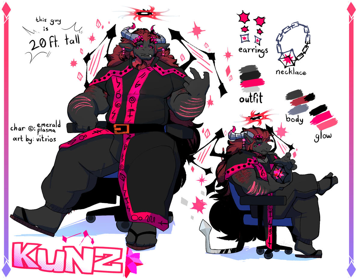 commission for @emerald_yesok of their subspace tripmine oc